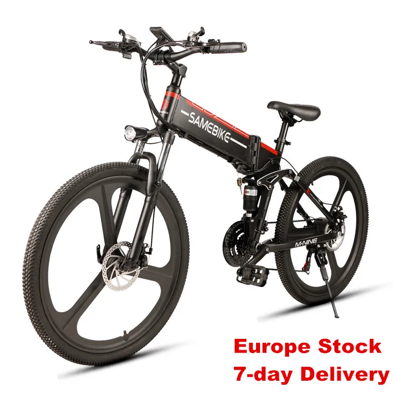 Складной электрический велосипед Sambike 48V 10AH 350W 25 KM/H 26 &quotалюминиевый MTB Горный