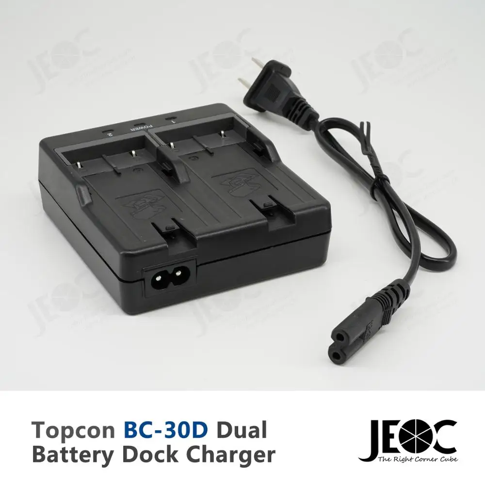 Замена двойной Батарея Зарядное устройство к Topcon BC 30D заряжает BT 65Q/66Q/61Q/60Q|charger