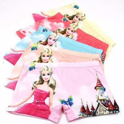 5 шт./лот трусики для девочек Детские Короткие трусы детское нижнее белье детские