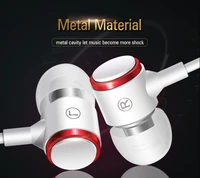 tws stereo bass headphone in ear 3 5mm wired earphones metal sport earpiece with mic hifi headphone for video game music paly