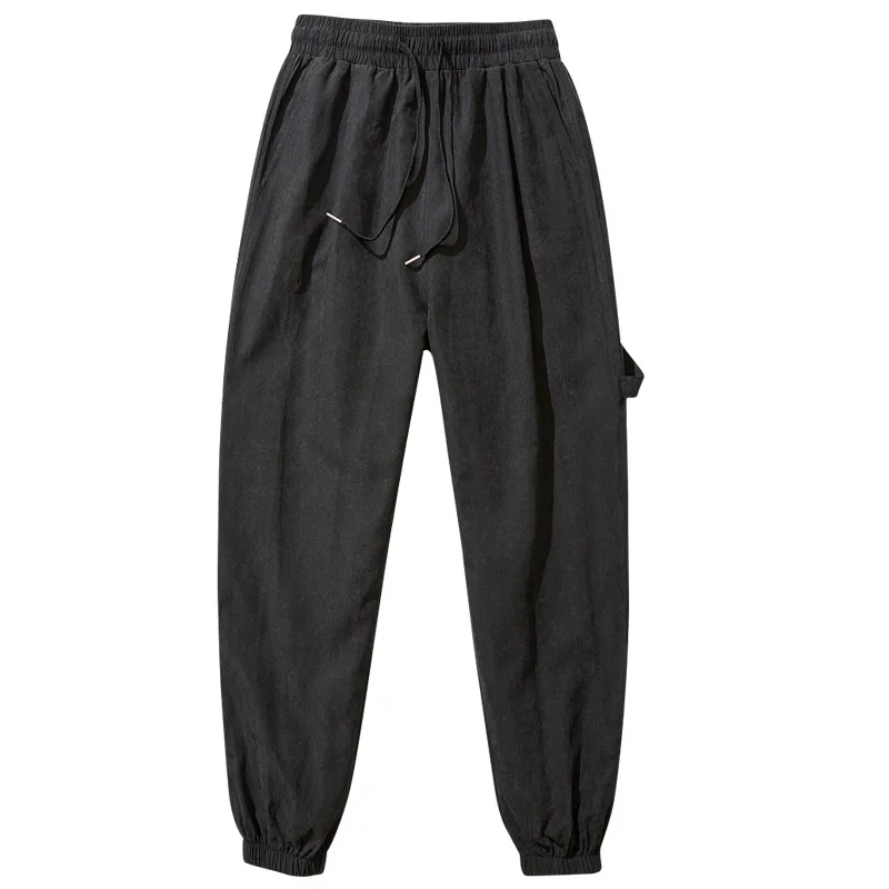 Новинка Осенние повседневные брюки Мужская мода в гонконгском стиле Молодежные