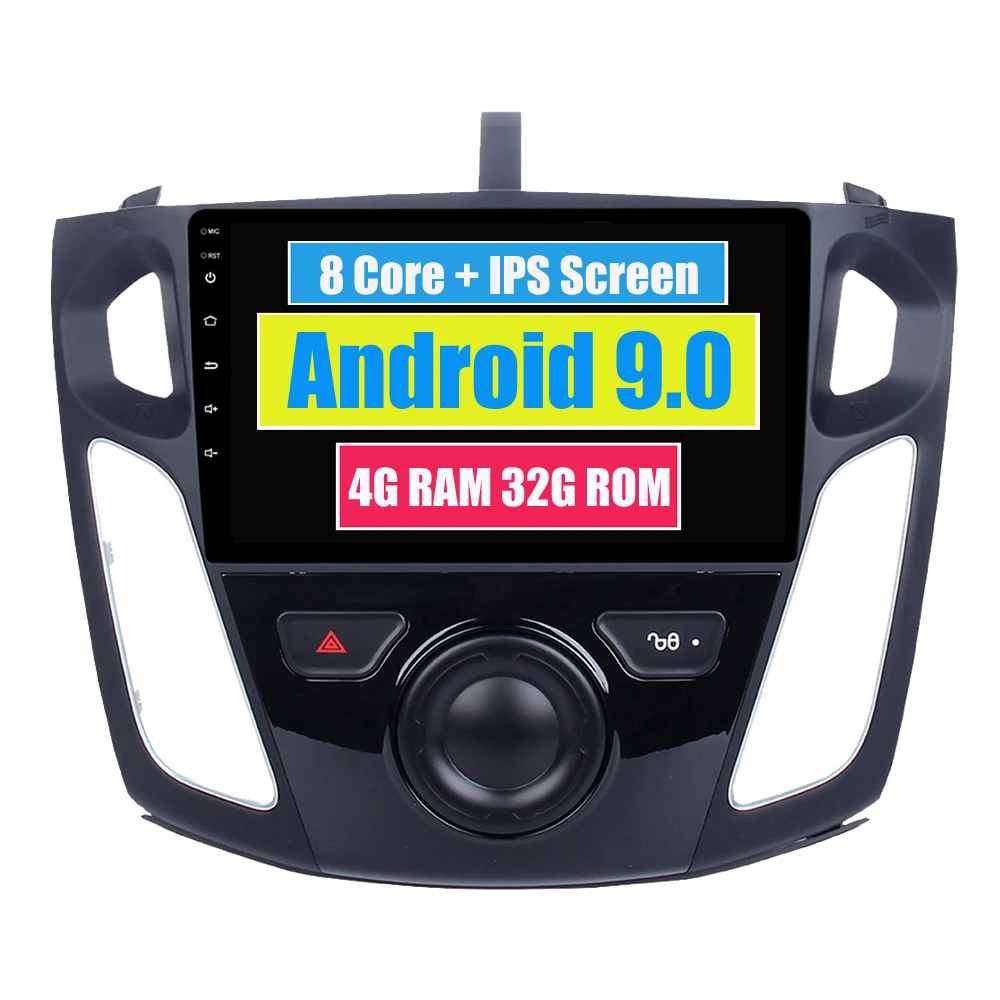Android 9,0 Автомобильный мультимедийный плеер для Ford для Focus 3 2012 2013 Авторадио Bluetooth Радио стерео gps навигационное головное устройство