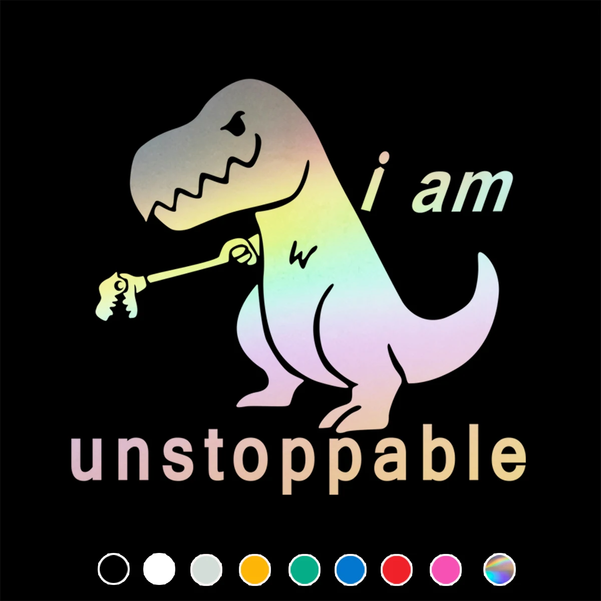 

Funny Car Sticker i am unstoppale Decal For Cars Auto Motorcycle Bumper Window Door Body JAYJOE Vinyl Car Stickers