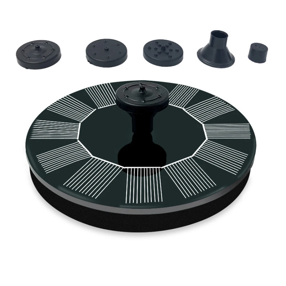 

2021 New Floating Solar Fountain Garden Water Fountain Pool Pond Decoration Solar Power Water Fountain Pump Garden Patio Decor