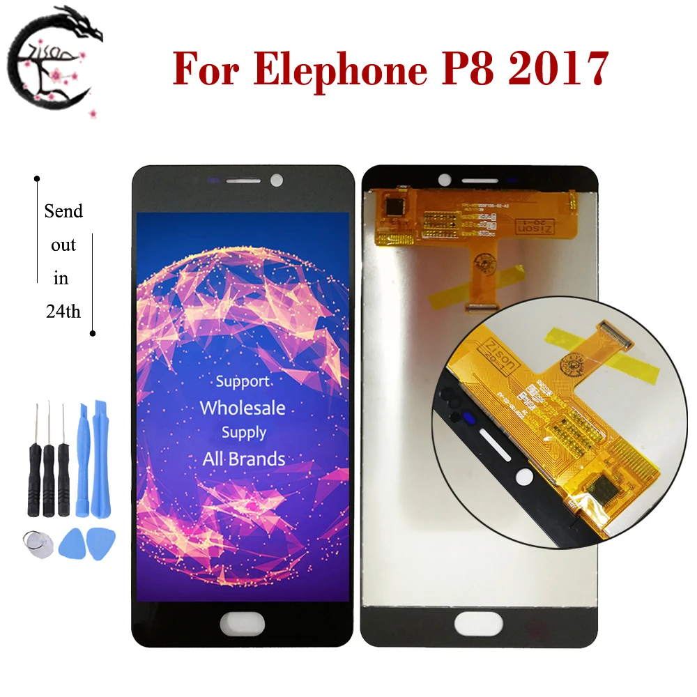 ЖК дисплей для Elephone P8 2017 экран в полной комплектации сенсорная панель дигитайзер