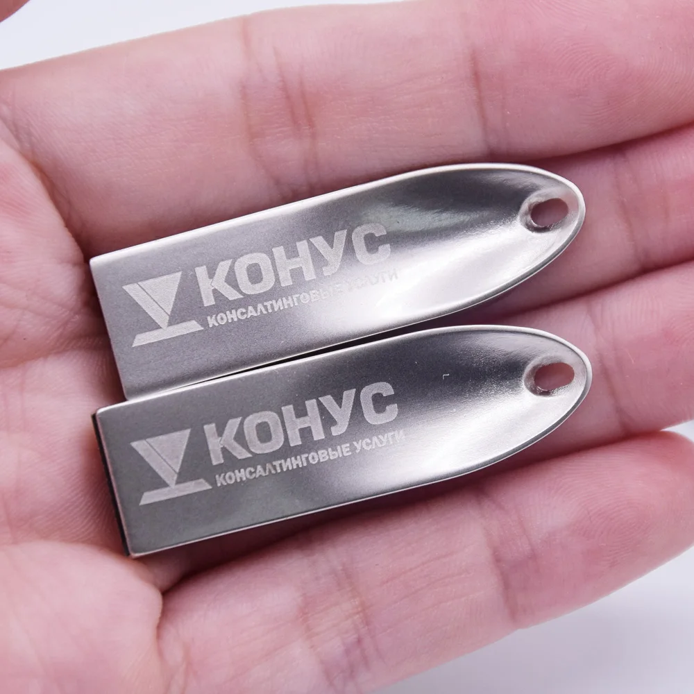 Металлический USB флеш накопитель 128 ГБ 64 32 16 8 4 Гб|USB флэш-накопители| |