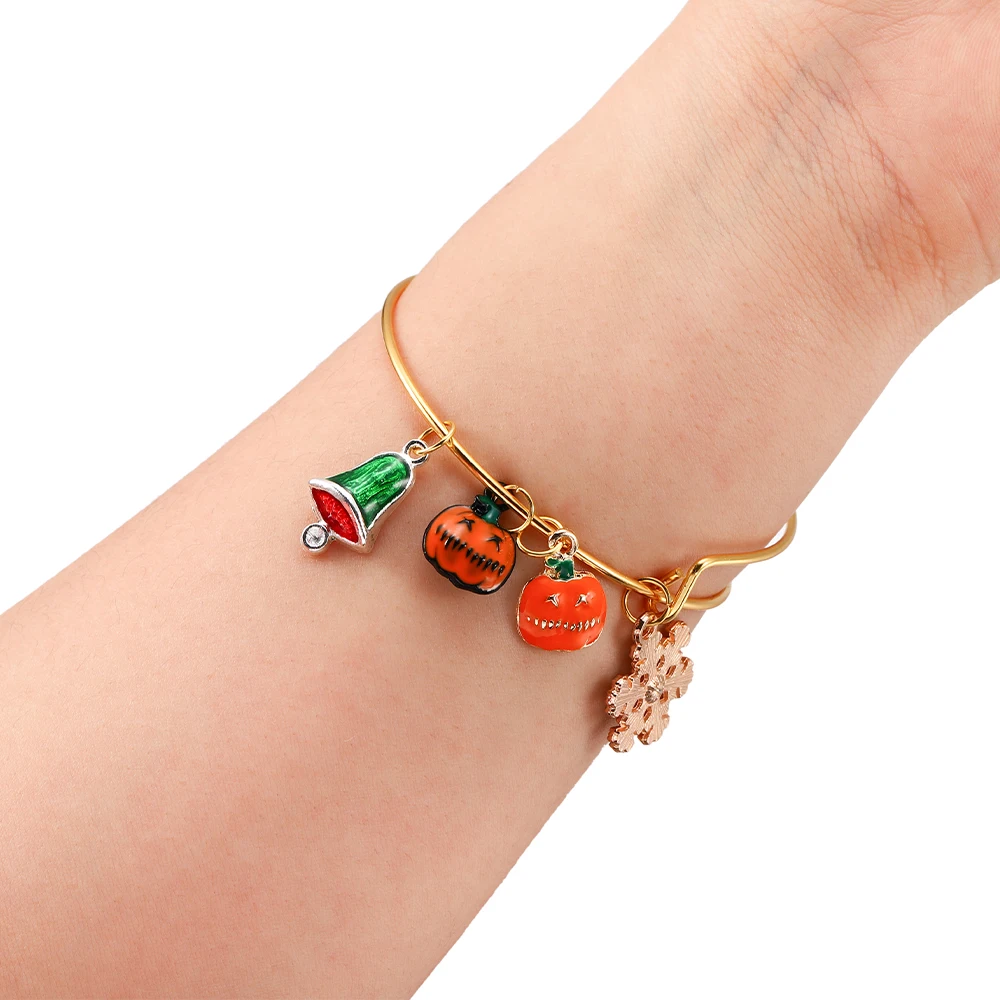 Модные бусины 20 шт./лот браслет подвеска серьги Хэллоуин сплав ручной работы для