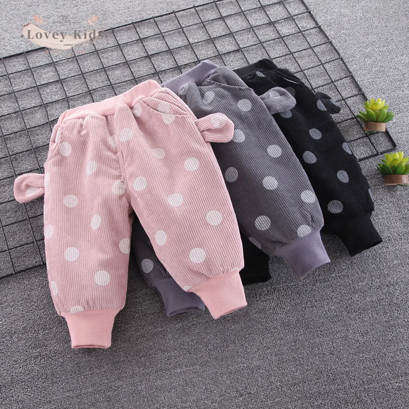 Вельветовые штаны зима 2020 для маленьких мальчиков и девочек в Корейском стиле