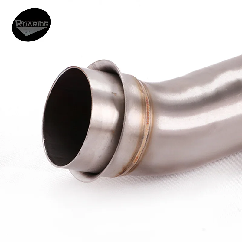 

Motorcycle Exhaust System For Ducati KTM DUKE 1290 Modified Delete Catalyst Middle Link Tube Pipe Escape Moto Muffler