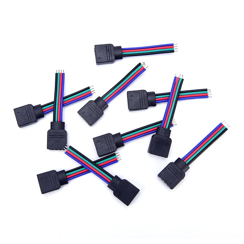10 шт. 5 см штекер/гнездо электронный соединитель провод кабель для светодиодного