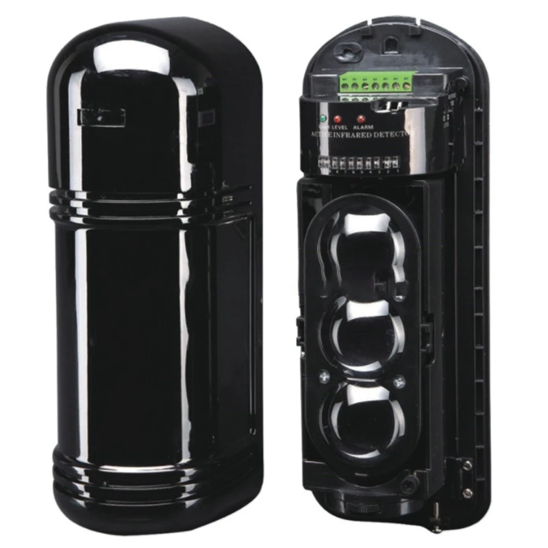 

NEW-ABE-200 Three-Beam 3 Beam Infrared Detector Perimeter Alarm Fence Anti-Radiation Glare Up to 50000LUX