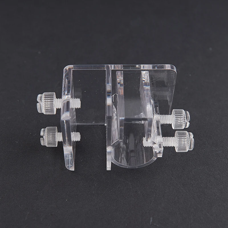 Aquarium Inflow Outflow Tube Holder Acrylic Mount Fixing Tubing Clamp Inlet and Outlet Pipe Frame | Дом и сад