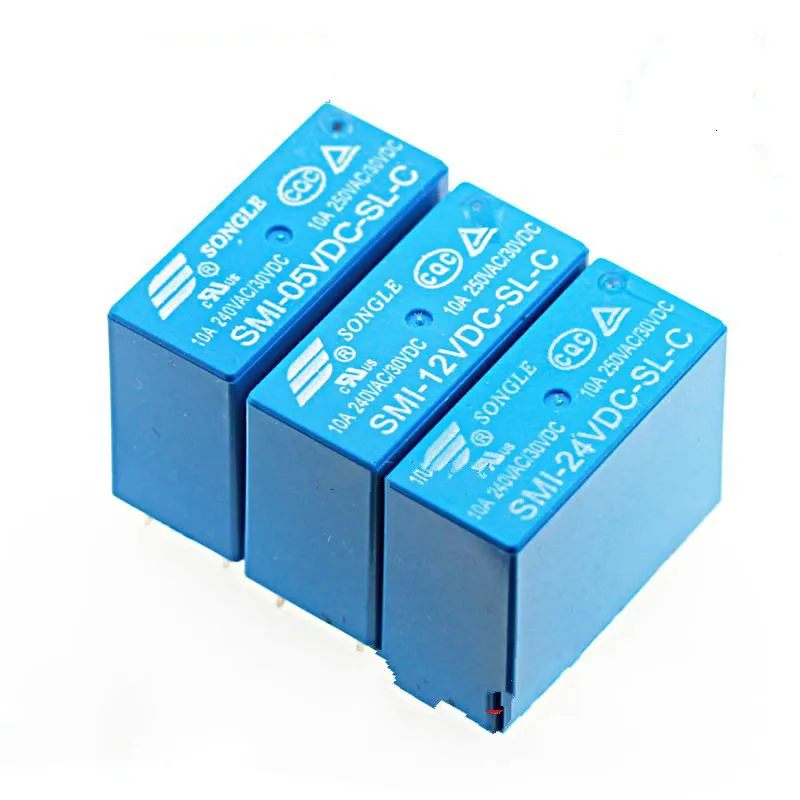 Smi-05v 12V 24vdc-sl-a-sl-c-sl-2c 5A 10A 4/5/8-pin Реле | Обустройство дома
