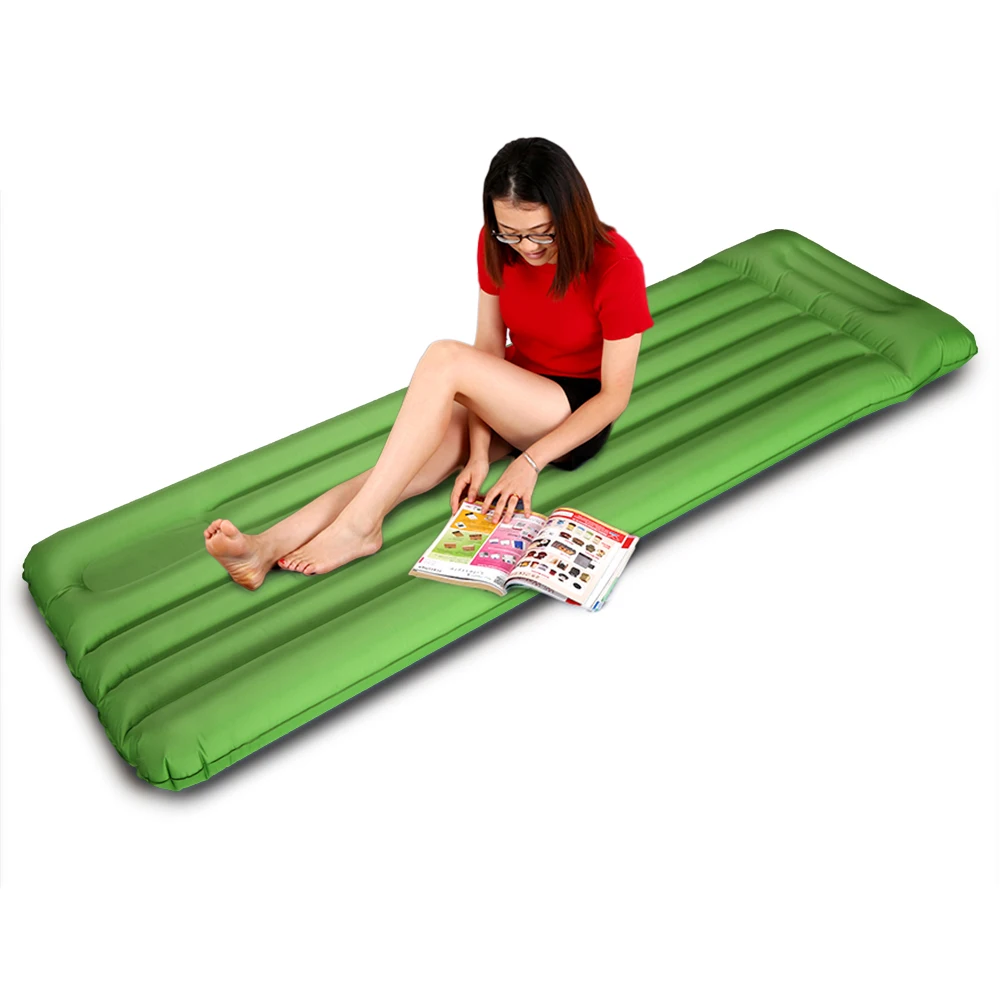 Надувной коврик для кемпинга на открытом воздухе быстро надувающийся спальный