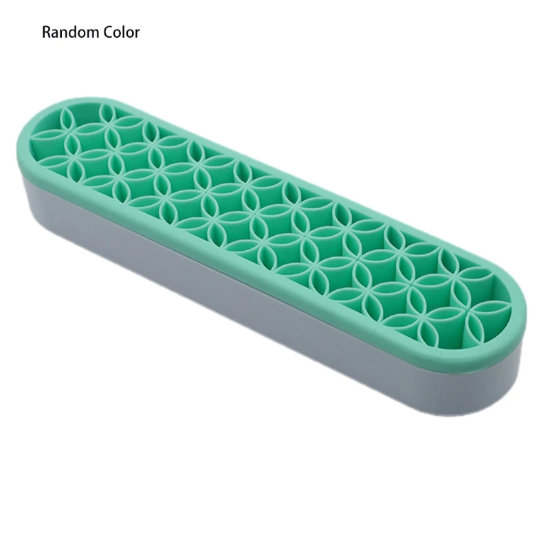 

Multifunctional Table Stationery Holder 30 Different Slots Silicone Pen Holder Desk Management Home Office Supplies