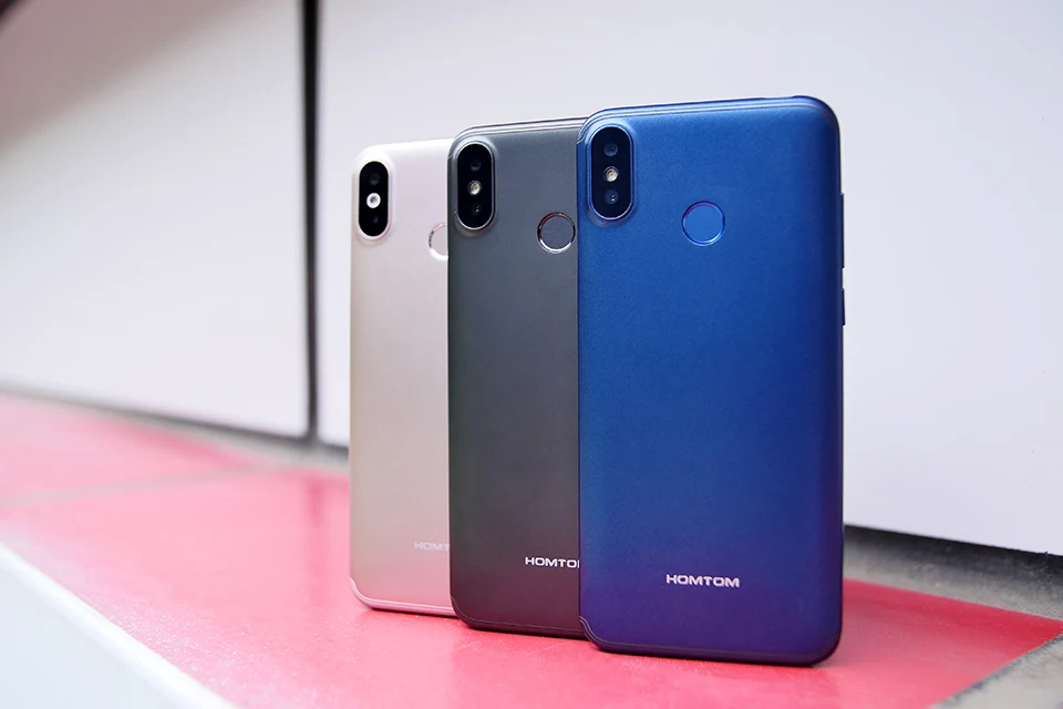 Оригинальная версия HOMTOM C2 Android 8,1 2+ 16GB мобильный телефон Face ID MTK6739 четырехъядерный 13 МП Двойная камера OTA 4G FDD-LTE смартфон