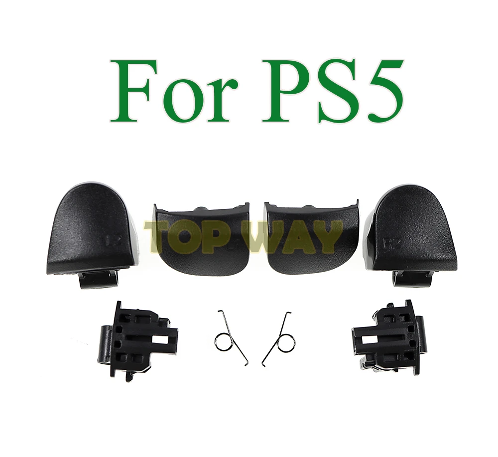 

50sets Triggers Button Holder Frame For PS5 Controller L1 R1 L2 R2 Trigger Shoulder Buttons Springs Set L R Bracket Shaft spring