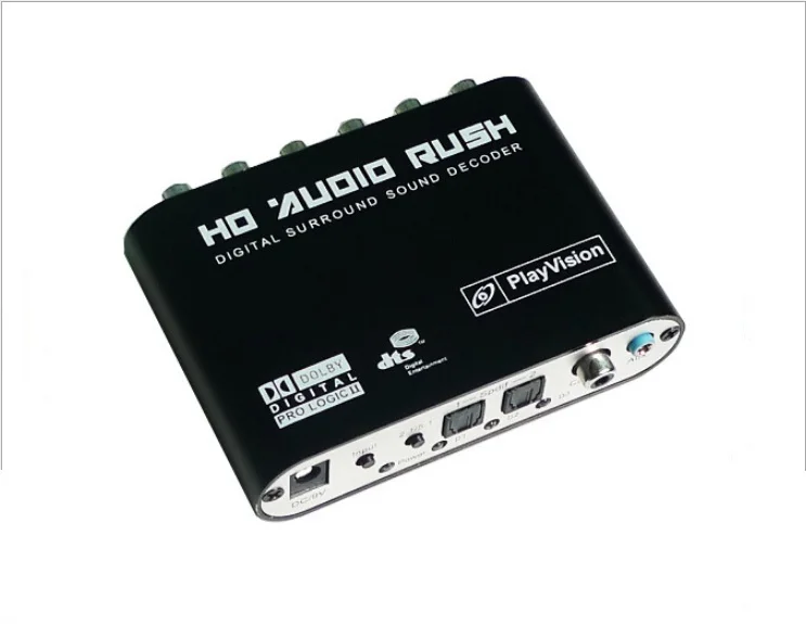 1 шт./лот SPDIF 5 1/5.1 канальный DTS/AC 3 домашний кинотеатр аудио декодер шестеренка