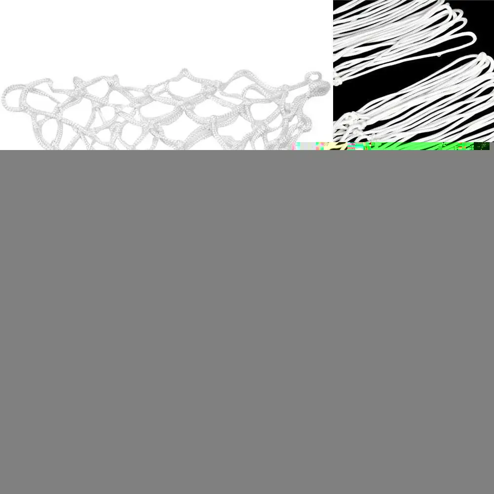 

Standard Nylon Basketball Net Thread Sports Basketball White Backboard Pum net Rim Ball Hoop Loops 12 Mesh basketball C0K3
