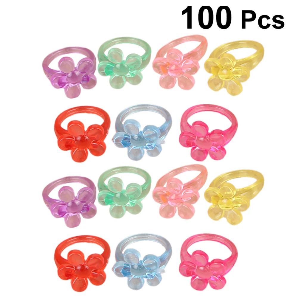 

Детское кольцо из смолы, 100 шт.