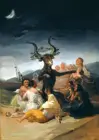 Франциско de Goya: ведьм Sabbath картины маслом на холсте отпечатки стены искусства для Гостиная Украшения в спальню