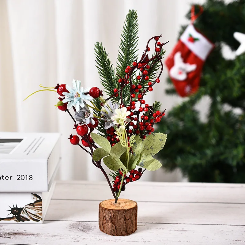 

Christmas tree wooden decorations merry christmas home furnishings desktop decoration christmas 2020 new year gift window props
