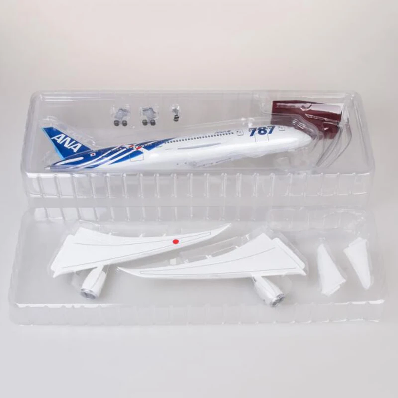 Модель самолета в масштабе 1/130 47 см Боинг B787 Dreamliner японская модель с