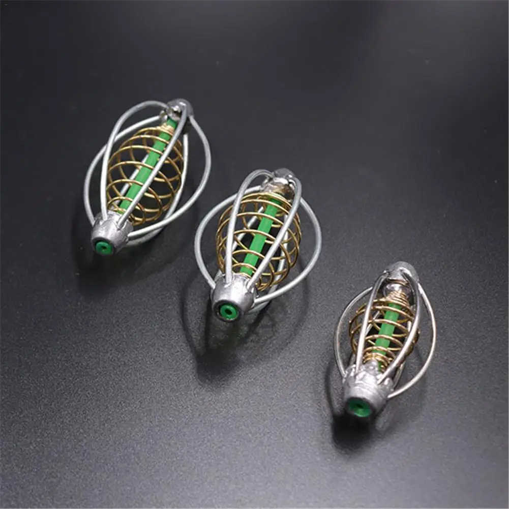 1 шт. Проволока из нержавеющей стали рыболовная приманка коническая клетка для