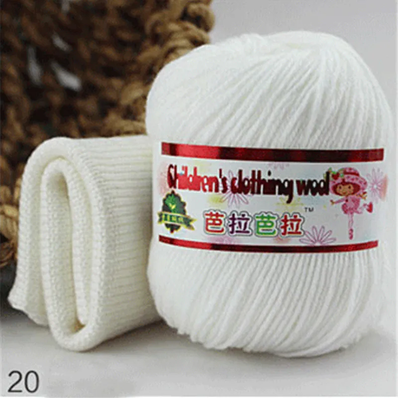 20 8pcs 8 шт. coton пряжа для ручного вязания, шелковая пряжа fio de malha lana trico - Цвет: 20 8pcs