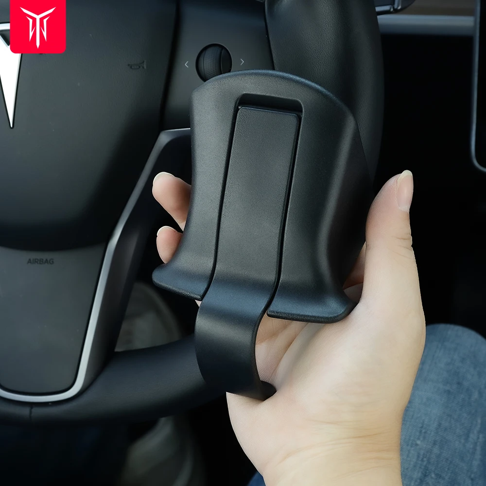 

YZ Steering Wheel Booster For Tesla Model 3 Model Y Automatic Driving FSD Assisted Driving for 2022 Model3 Tesla Car Accessorie