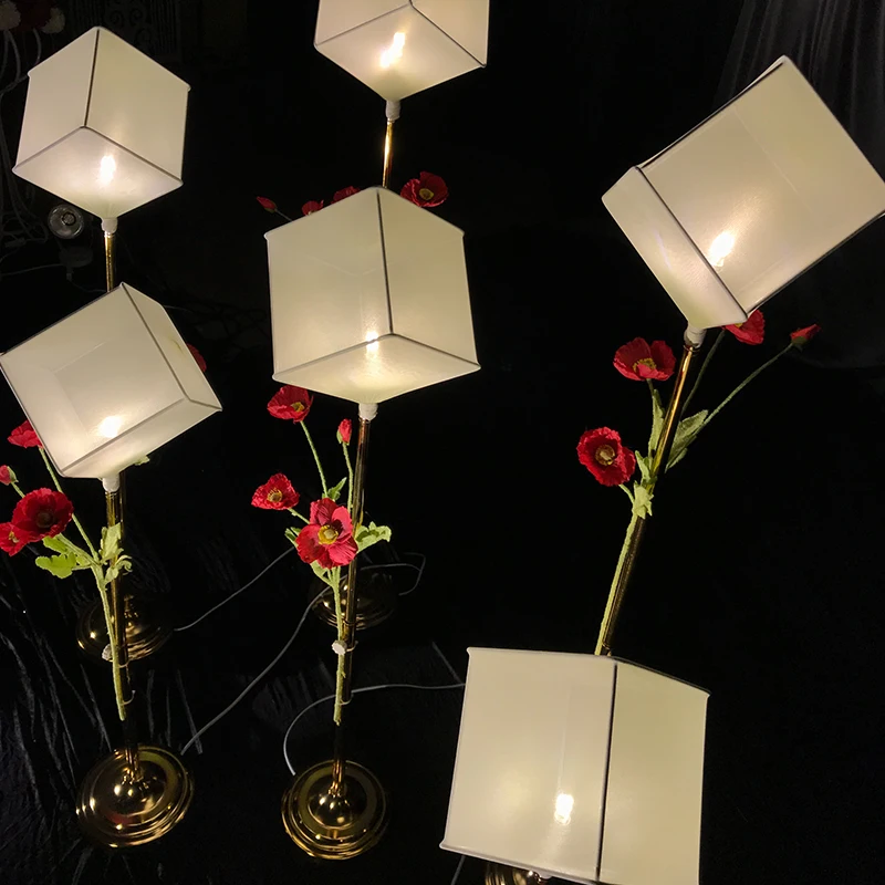 

Wedding props luminous road lead wedding cube frame