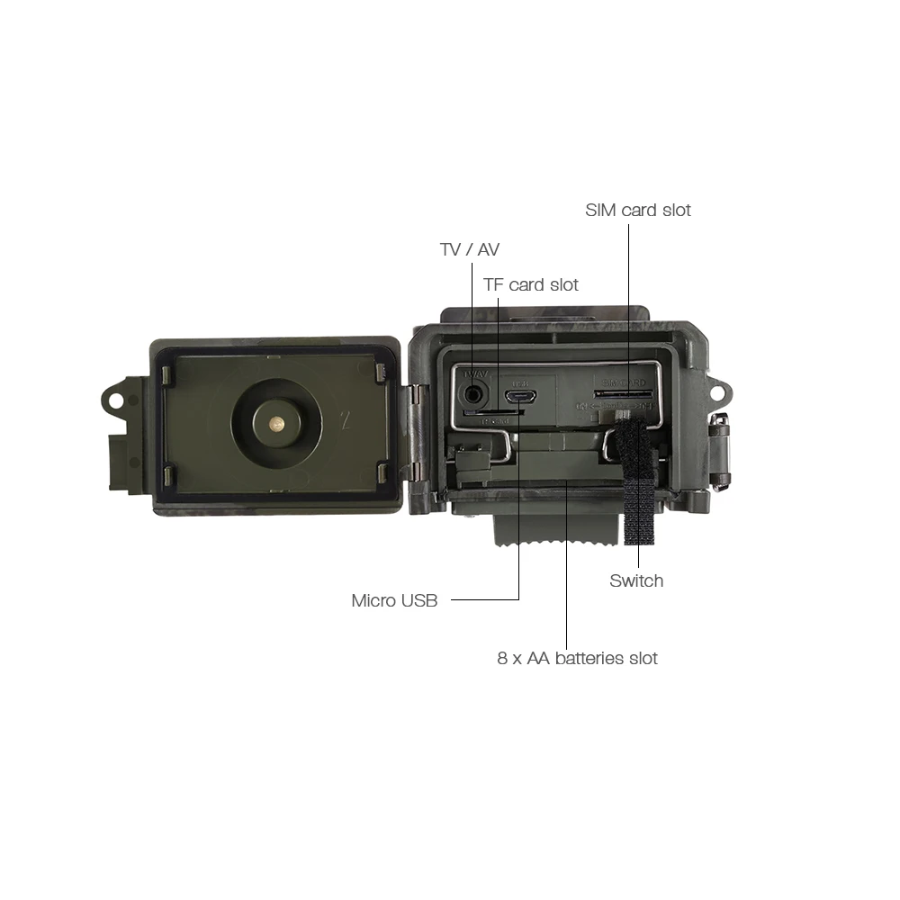 Outlife HC300M 12MP 940nm Trail камера s MMS GPRS Цифровая скаутская охотничья камера ловушка игровая камера s ночное видение камера дикой природы