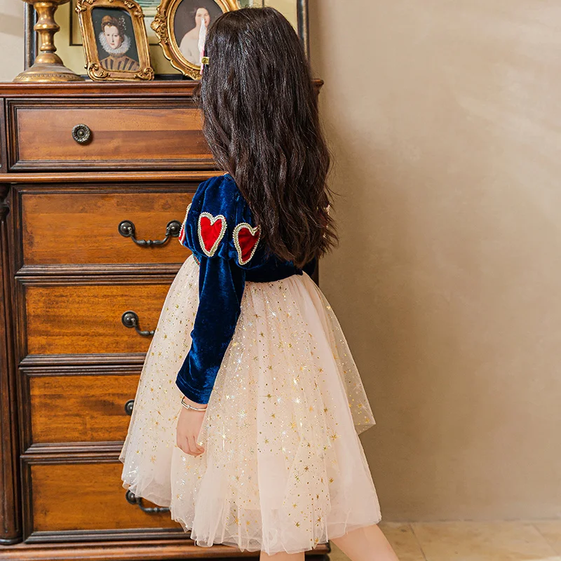 Платье принцессы для девочек платье рождественской вечеринки официальные