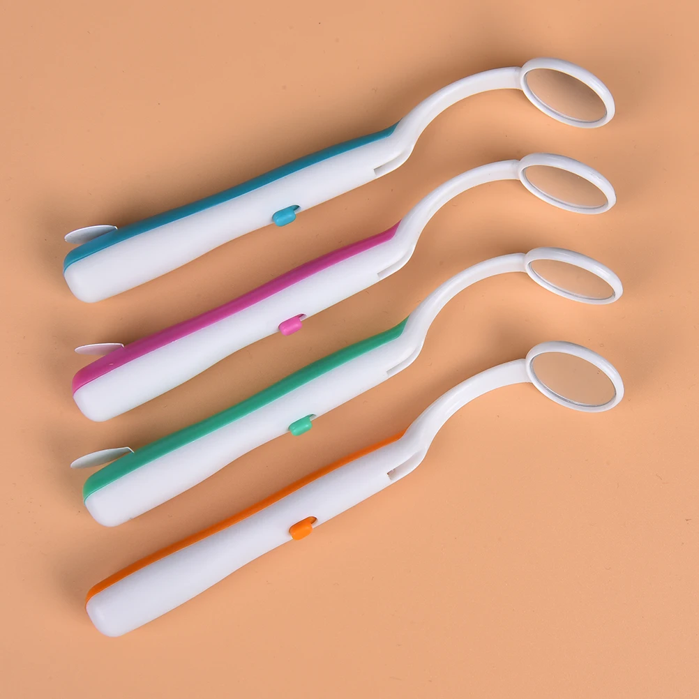 

YOVIP Handle Dental Mirror Inspect Instrument Auto Dentist Oral Super Bright LED Anti-fog Mouth Mirror Illuminated Tooth Care