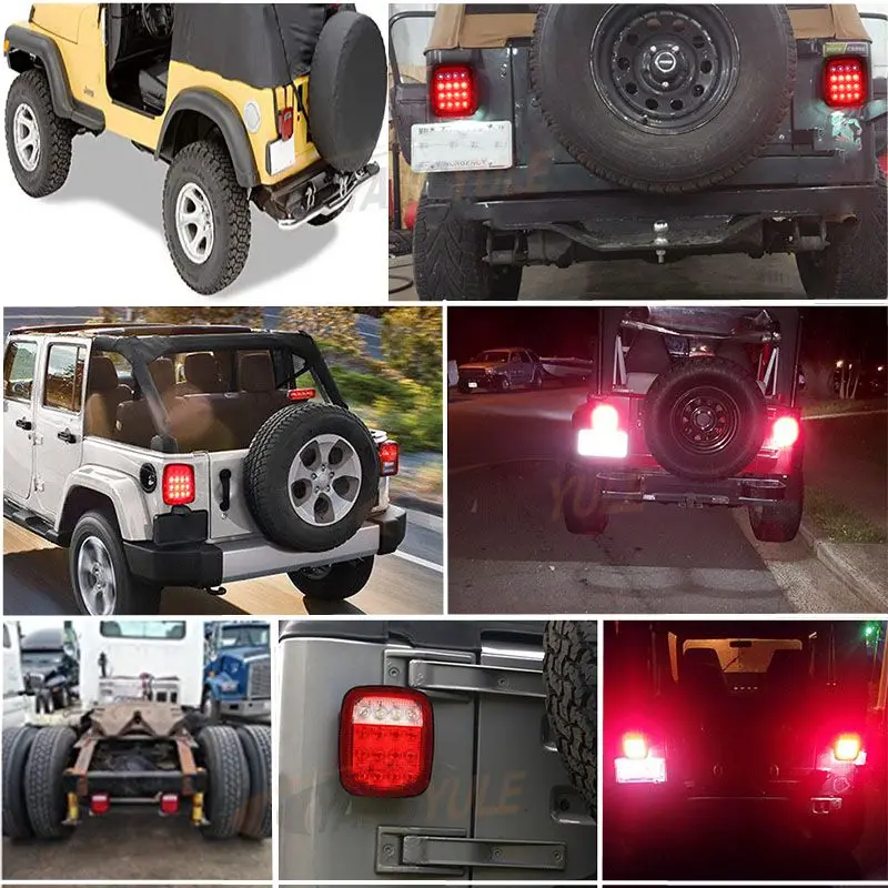 Светодиодный задний фонарь для Jeep Wrangler TJ CJ YJ JK | Автомобили и мотоциклы