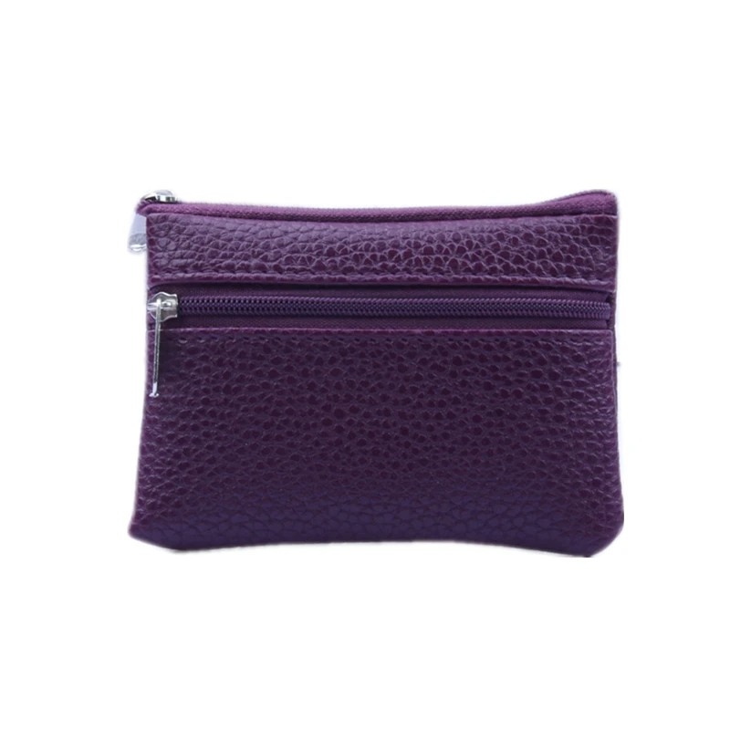 Женский маленький кошелек из искусственной кожи мини на молнии с отделением для