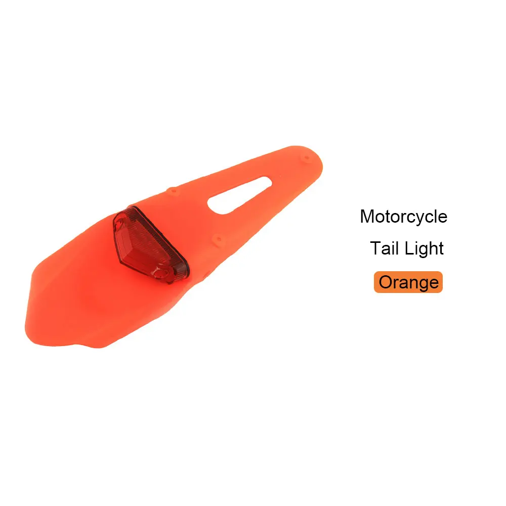 Orange Moto Fender Для KTM CR EXC WRF 250 400 мотоциклетный задний светодиодный светильник задний тормоз Стоп сигнальный светильник s брызговик для мотокросса эндуро мотоциклетные крылья - Цвет: Orange Moto Fender