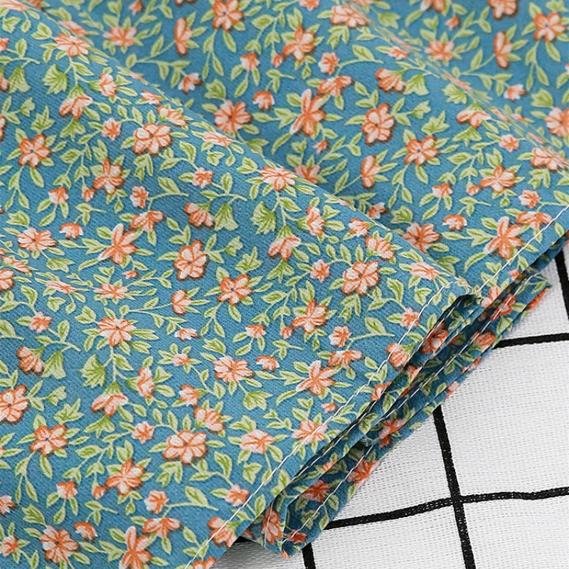 

Spring Floral A-line Long Boho Chiffon Skirts Patchwork Bow Belt Pleated Calf Long Flowers Printing Skirts