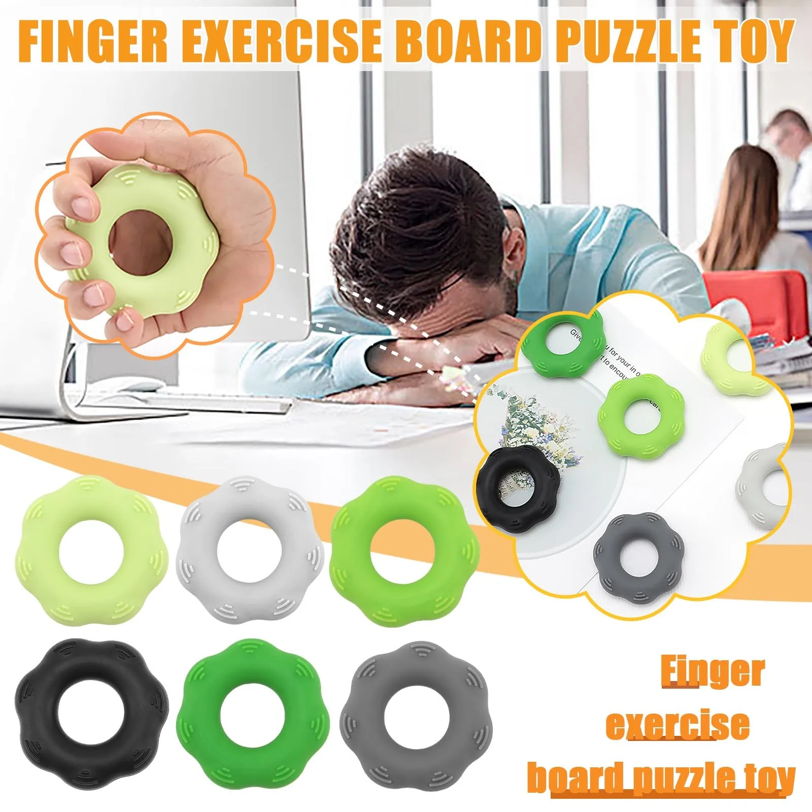 

Finger Exercise Board Educational Toys Portable Gripping Finger Power Toy Suitable For Stress Relief And Anti-Focus Montessori