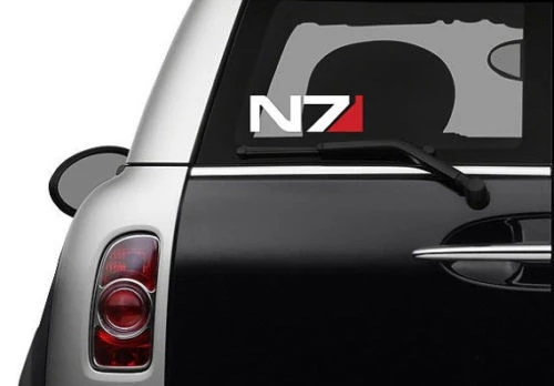

For Mass Effect N7 vinyl decal sticker WINDOWS