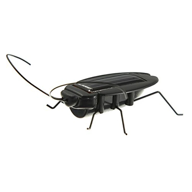 

Creative Safe Environmentally Friendly ABS Simulate Inset Toy Solar Energy Powered Vibration Cockroach Grasshopper Toys