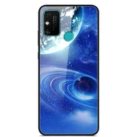 glass case for honor changwan 9a phone case phone cover back bumper star sky pattern