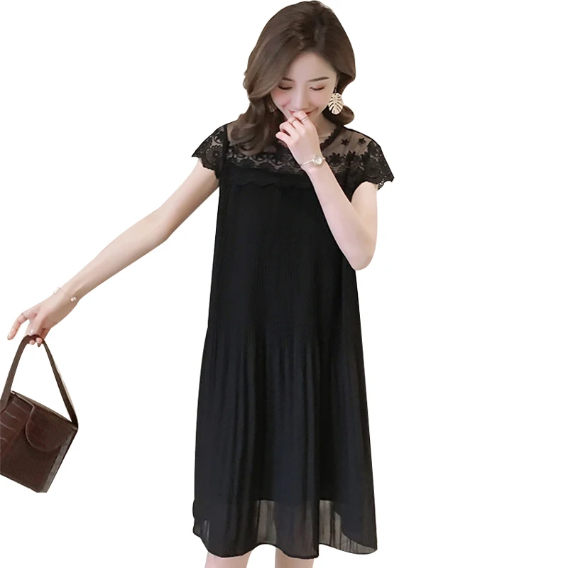 Кружевное платье без рукавов для беременных Платья Одежда Vestidos летняя одежда |
