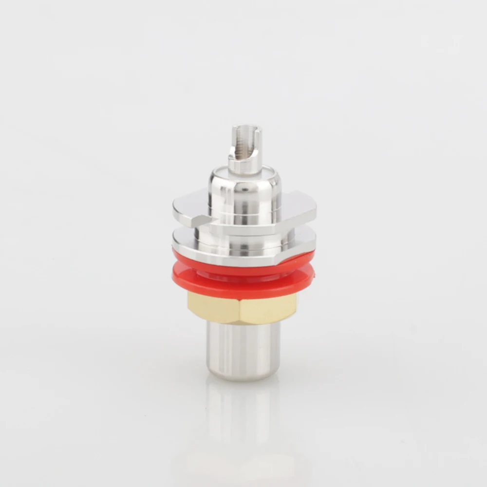 4 шт. коннектор RCA с родиевым покрытием|rca rhodium|connector rcaconnector female |