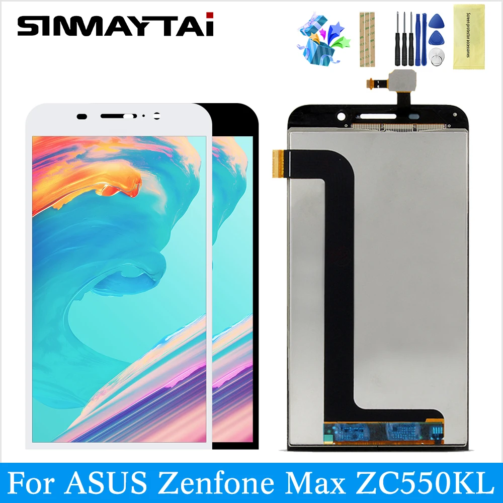 ЖК-дисплей для ASUS ZenFone Max LCD ZC550KL Z010DA 2 SIM 4G LTE дигитайзер в сборе сенсорный экран