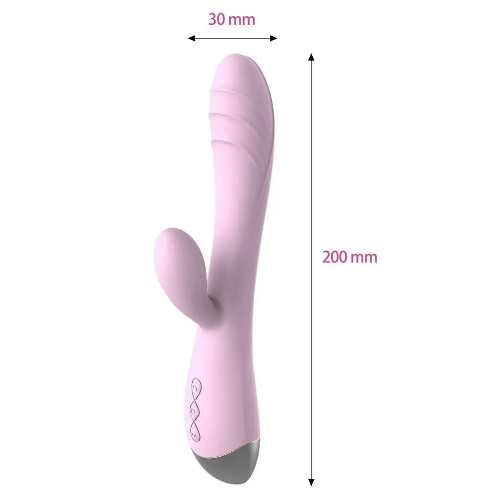 G Spot фаллоимитатор кролик вибратор для женщин с двойной головкой Массажер AV