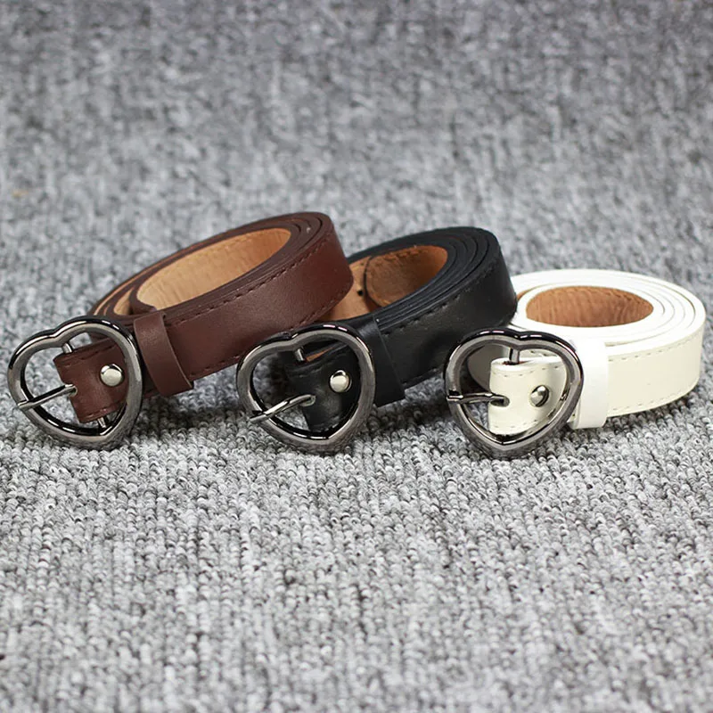 Ремень женский кожаный с металлической пряжкой белый Чёрный кофейный пояс в