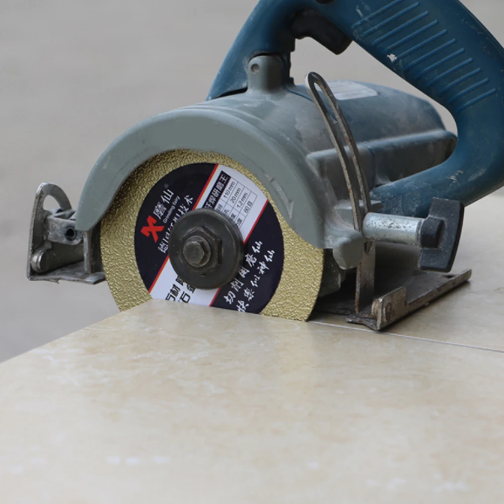 

New Diamond Disc Saw Blade Ceramic Tile Ordinary Glass Jade Marble Polishing Cutting Blade Sharp Durable Brazing Grinding 110mm