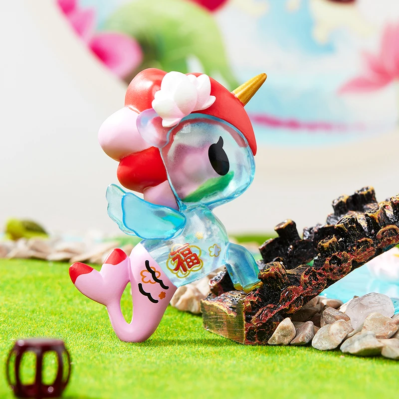Оригинальный Tokidoki Единорог китайский Новый год Unicorno Русалка рисунок глухая