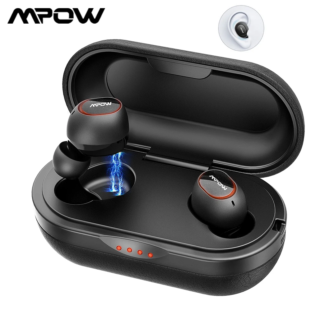TWS наушники Mpow T5/M5 с поддержкой Bluetooth 5 0 и защитой класса IPX7|Наушники гарнитуры| |